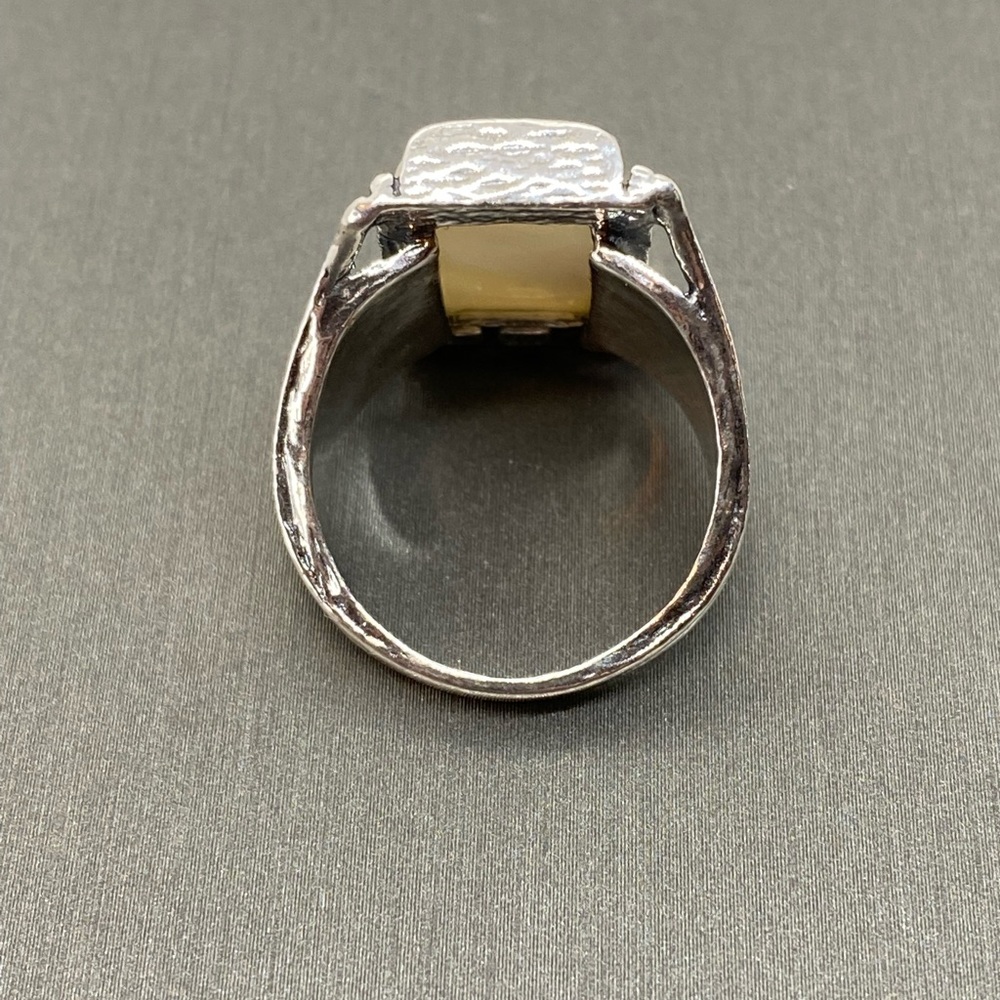 Grace & Heart G&H Ona Ring .925 Sterling Silver/Mother Of Pearl Size 6 GORGEOUS - Picture 7 of 11